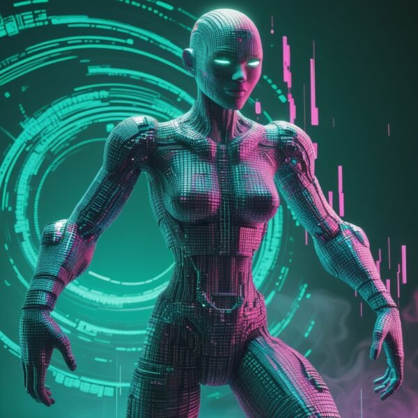 Neon Cybernetic AI