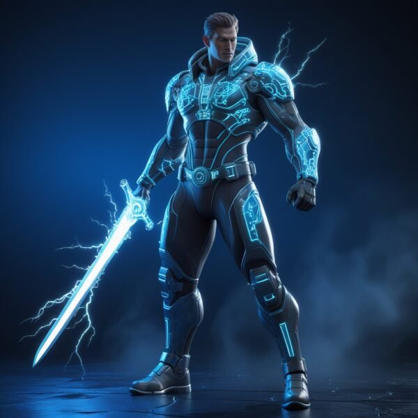 Cyber Paladin: The Lightning Warrior