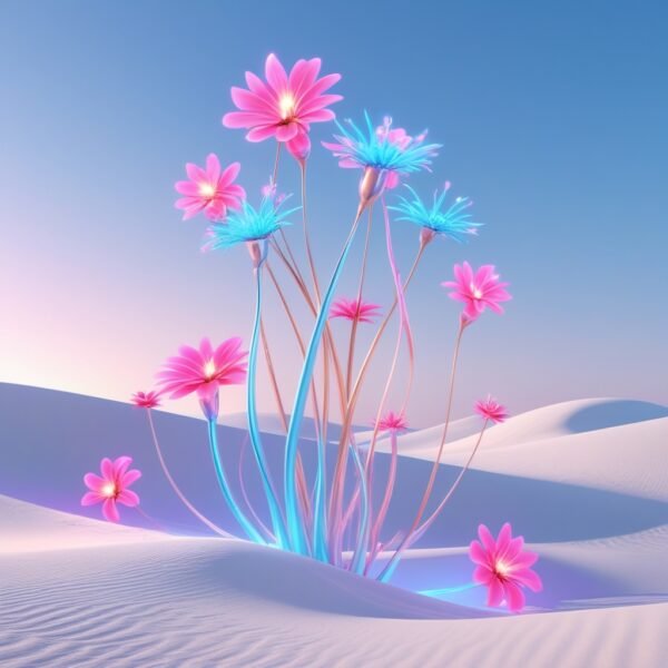 Bloom of the Neon Desert