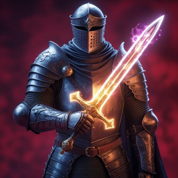 The Arcane Knight: Guardian of the Mystic Blade