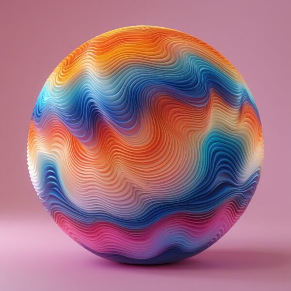 Chromatic Topography Sphere