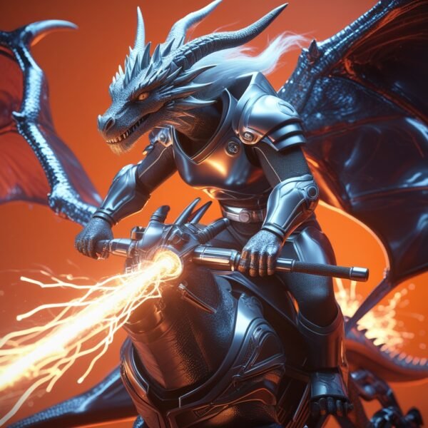 Cyber Draconian: Rider of the Infernal Sky