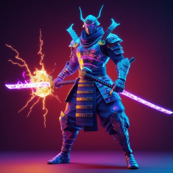 Cyber Samurai Warrior