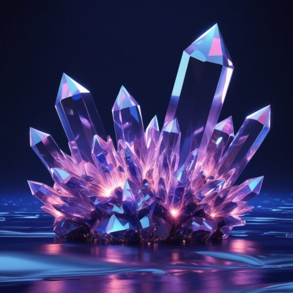 Luminous Crystal Bloom