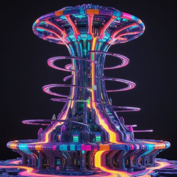 Neon Metropolis Tower