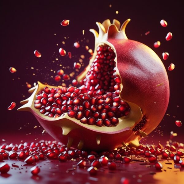 Burst of Flavor: Pomegranate Explosion