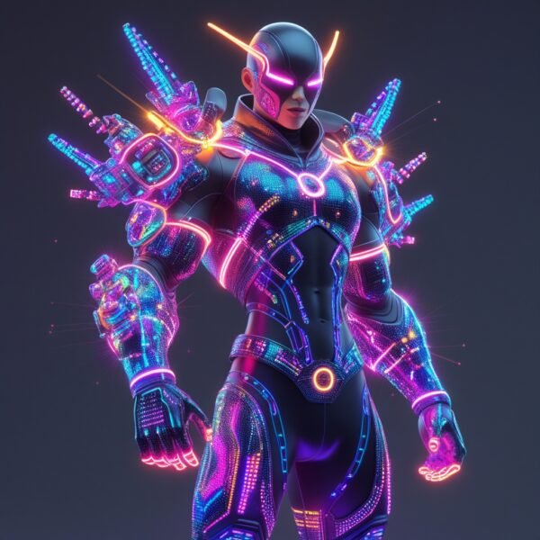 Neon Cyber Warrior