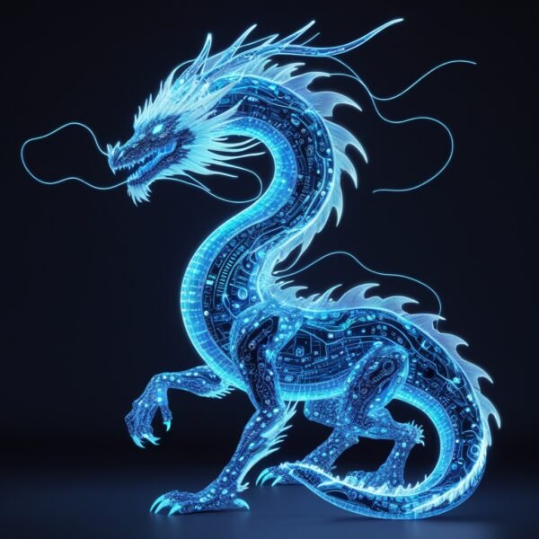 Neon Cyber Dragon
